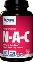 Jarrow Formulas N-A-C (N-Acetyl-L-Cysteine), Supports Liver & Lung Function, 500 mg, 200 Caps