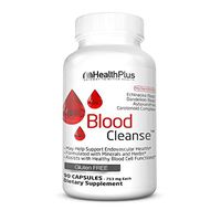 Health Plus Blood Support - Dietary Supplement - Gluten Free, Natural Herbal Ingredients (90 Capsules, 45 Servings)
