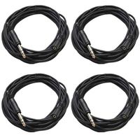 Seismic Audio Stage And Studio Patch Cable (SA-iEFRM25-4Pack)