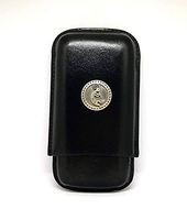 Kokopelli 3-Finger Cigar Case – Leather Cigar Case – Cigar Cutters by Jim