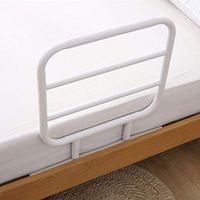 Bed Rail Home Bed Assist Rail Bed Side Hand Rail Safety and StabilityTool-Free Assembly，White