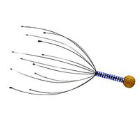 Baomabao 1pc Stress Release Relax Massager Head Hair Held Scalp Neck Equipment