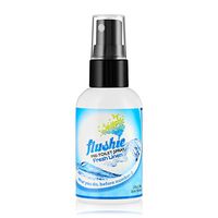 Flushie Pre-Toilet Sprays 2-Ounce Bottle, Fresh Linen Scent, Bathroom Deodorizer, Poop Spray, Before You Go Spray, Perfect for Travel 2oz