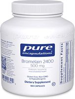 Pure Encapsulations - Bromelain 2400-500 mg Proteolytic Enzyme for Musculoskeletal Health - 180 Capsules