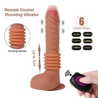Víbérâtë Adult Toys for Women Realistic Silicone Thrusting Vibrating Dìdlo with Strong Suction Cup Personal Waterproof Rechargeable Wireless Remote Control 6 Different Speeds Hand Free Play