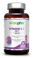 Vitamin K2 MK-7 100 mcg 60 Vcaps - Strong Bones | Immune Health | Support for D3