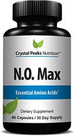 N.O. MAX Nitric Oxide Supplement | L ARGININE, CITRULLINE Malate, AAKG, BETA Alanine | Rapid Muscle Building NO Booster for Strength, Vascularity, Energy to Train Harder & Build Muscle | 60 Capsules