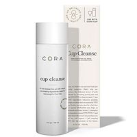 Cup Cleanse by Cora with Natural Stain-Fighting Ingredients - pH Balanced Without Dyes, fragrances, Drying sulfates or parabens
