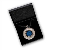 5G Pendant is Designed to Block Against Harmful 5G RF Ultra-high Frequencies Radiation Sources Such as 4G and 5G Cell Phone Towers Silver Colored Metal