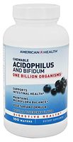 American Health Acidophilus with Bifidum, Blueberry Flavor, 100 Wafers (Pack of 1)