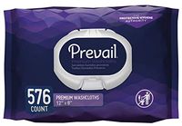 Prevail Premium Washcloths, Quilted, Softpack (Pack of 12 (576 Count))