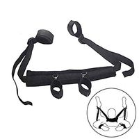Handcuff Strâp Kit with Soft Adjustable Harness Straps, Neck Cushion and Wrist Ankle Cuffs for Côuple Bedrôom Game Set