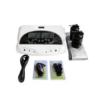 Foot Detox Machine, Enshey Professional Dual LCD Detox Foot Bath Spa Cleanse Detoxification Machine with Far Infrared Waist Belts (Bamboo Charcoal) 110V