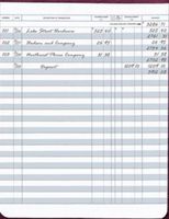 EGP Check Registers for Deskbook Checks, Size: 6 3/8 x 8 1/4, 5 registers