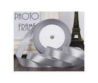 25 Yards 22 Meters 15Mm 5/8" Satin Ribbon Christmas Party Wedding Decoration Team Bride Gift Wrapping Packaging Silk,Silver