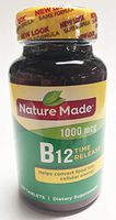 Nature Made Vitamin B-12 Timed Release Tablets, Value Size, 1000 Mcg, 160 Count (Pack of 2) Product Packaging may vary.