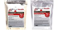 Pure L Carnitine & Acetyl L-Carnitine (ALCAR) Powder (100 Grams x 2) 1 Bag of Each