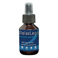Restless Legs Relief by RELAXLEGS | 100 ml | Works as a feet massager and Relaxation Spray | Also used as an Athletes foot or cooling spray | All-natural essential oils and vegan formula