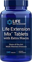 Life Extension Mix (Multi-Vitamin) with Extra Niacin, 240 Tablets