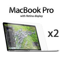 GMYLE (TM) Clear Crystel LCD Screen Protector Film Guard for New Retina Apple MacBook Pro 15.5 inch x2