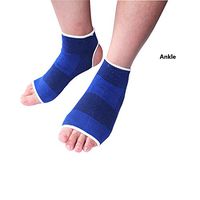 RZDJ 2PCS Elastic Sport Protection Band Elbow Knee Pads Fitness Gym Wristband Sleeve Elasticated Bandage Pad Ankle Brace Support Band (Color : Ankle)