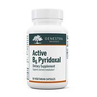 Genestra Brands - Active B6 Pyridoxal - Pyridoxal-5-Phosphate (P5P) Supplement - 60 Capsules