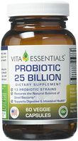 Vita Essentials Probiotic 13 Strains 25 Billion Veggie Capsules, 60 Count