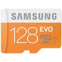 Samsung 128GB MicroSD XC Evo Class 10 UHS-1up to 48MB/s with Adapter (MB-MP128D)