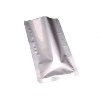 Many Sizes Smell Proof 3.9mil Mylar Foil Sample Pouch Heat Seal Pure Aluminum Foil Bags Tear Notch Open Top Food Storage Vacuum Sealer Coffee Dried Fruits Spices Candy Package (500Pcs, 6.3x9.4 Inches)