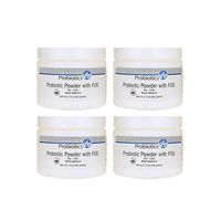 Swanson Probiotic Powder with Fos for Kids 3 Billion Cfu 2.1 Ounce (60 g) Pwdr (4 Pack)