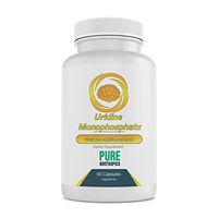 Uridine Monophosphate 250mg – Improve Memory, Mood, & Boost Mental Capacity – Increased Synapse Formation and CDP-Choline Levels – Anti-Inflammation – 60 Vegetarian Capsules – Pure Nootropics