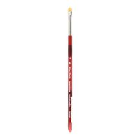 Princeton Velvetouch Artiste, Mixed-Media Brush for Acrylic, Watercolor & Oil, Series 3950 Willow's Blender Luxury Synthetic, Size 1/4
