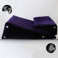 Inflatable Triangle Bed Rest Pillow Yoga Pillow Wedges Body Positioner Multifunctional Cushion Furniture for Women and Couple 33.85×24×11.8inch