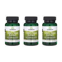 Swanson Celery Seed Extract (Cellery) Urinary Health Antioxidant Support Phytochemicals Volatile Oils Supplement Maximum Strength 150 mg 60 Capsules (3 Pack)
