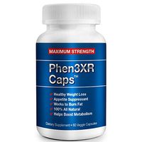 PHEN 3XR CAPS - Maximum Strength Appetite Suppressant - Weight Loss Diet Pills - Thermogenic Fat Burner - Great for Keto Diets