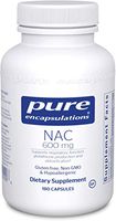 Pure Encapsulations - NAC 600 mg - Amino Acids to Support Respiratory Function, Glutathione Production, and Detoxification - 180 Capsules