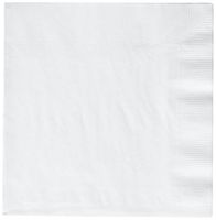 Frosty White 3-Ply Luncheon Napkins | Pack of 20 | Party Supply
