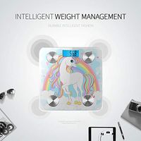 Beautiful Cartoon Pony Scales Digital Weight Digital Scales Body Fat Measurement Tracks 8 Key Compositions Analyzer Sync with Fitness Apps 400 Lbs
