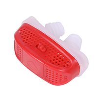 Yoperd Snore Stopper Anti-snoring Device Mini Healthy Sleep Tool, Anti-snoring, Unisex, Practical and Lightweight (Color : Red)