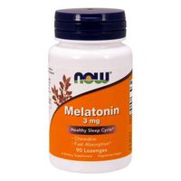 MELATONIN, 3 mg, 90 LOZ by Now Foods (Pack of 6)