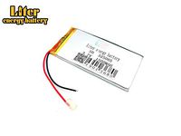 BIHUADE 3.7V 1500mAh 325085 Polymer Lithium Li-ion Battery Rechargeable Lithium Polymer Li-Po Battery for MP4 GPS MP3 Bluetooth Stereo DIY Gift (325085)