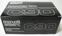 Maxell Professional Industrial Communicator Series C90 Cassette Tapes Pack of 10