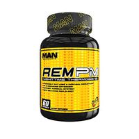 Man Sports REM PM. Nighttime Sleep Aid and REM Supplement. Weight Loss Night Time Fat Burner (60 Capsules)