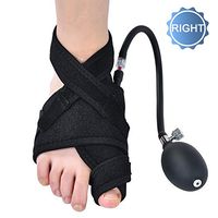 Bunion Splint Brace Big Toe Straightener Corrector Hallux Valgus Protector Hammer Toe Day Night Pain Relief, Adjustable Orthopedic Pneumatic Surgery Aid Treatment for Women Men