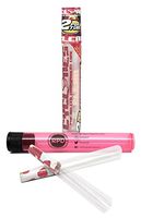 Cyclones Strawberry Flavored Pre Rolled Cones Clear (1 Pack) with Rolling Paper Depot Kewl Tube