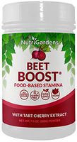 BEET BOOST® Natural Beet Root Powder with Tart Cherry 7Oz – Vegan Post Workout Recovery Powder Shake – Sports Nutrition Nitric Oxide Boosters – Anti-Inflammatory - Gluten Free & Non-GMO