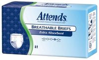 Attends Breathable Briefs,Extra Abs,Medium,24/Pack