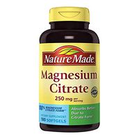 Nature Made Magnesium Citrate 250 mg 180 softgels