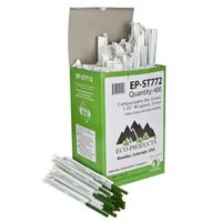 Eco-Products 7.75 inch Green Wrapped Straw - Case of 9600