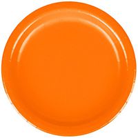 Perfect Stix Paper Plate 7 Orange-48ct 7" Paper Plates, Orange Color (Pack of 48)